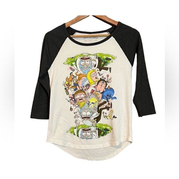 3 for $30! Rick & morty hot  topic graphic tee - Picture 1 of 7